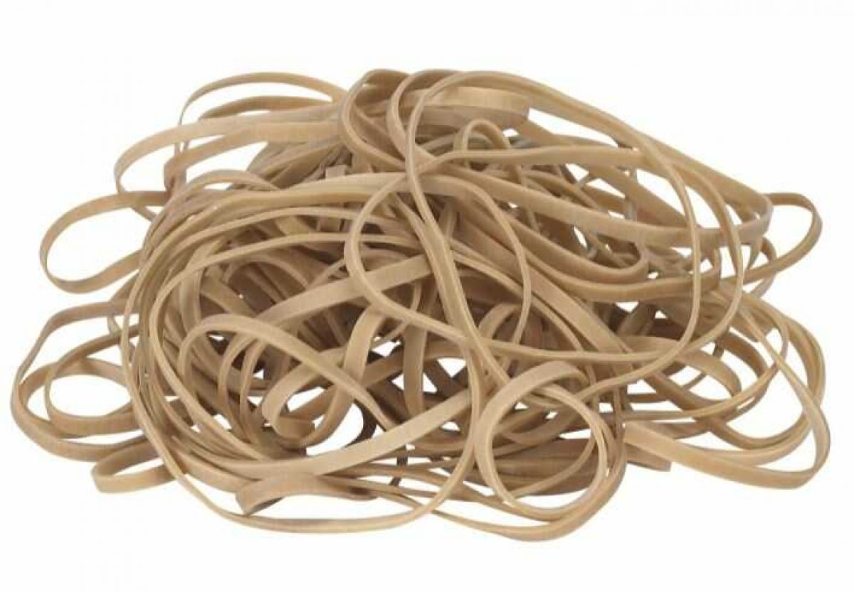 Rubber Bands Nylon Rubber Band 100 Gram / (pack include - 280 Peace's )  Size - 2 Inch / Rubber Band for packing / Home/Office/Kitchen/Stationary  Daily