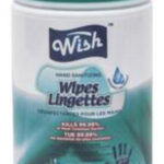 Wish Wipes in Canisters – 12 cans x 80 wipes per case